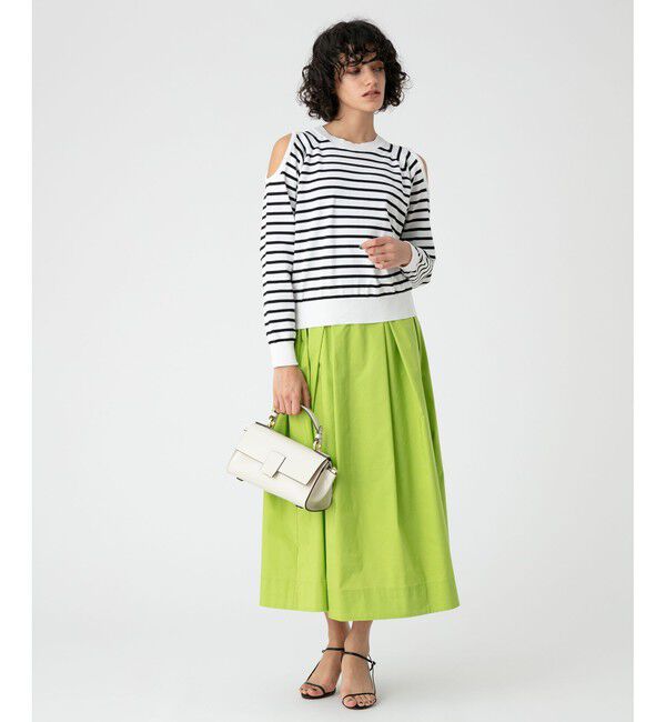 allureville「タフタタックフレアスカート」|スカート|