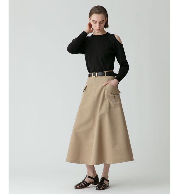 allureville「タスランワークフレアスカート」|スカート|