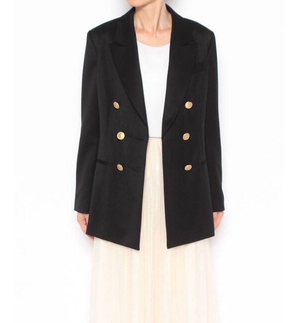 LOULOU WILLOUGHBY「【LOULOU WILLOUGHBY】ギャバジンテーラードジャケット」|テーラードジャケット|