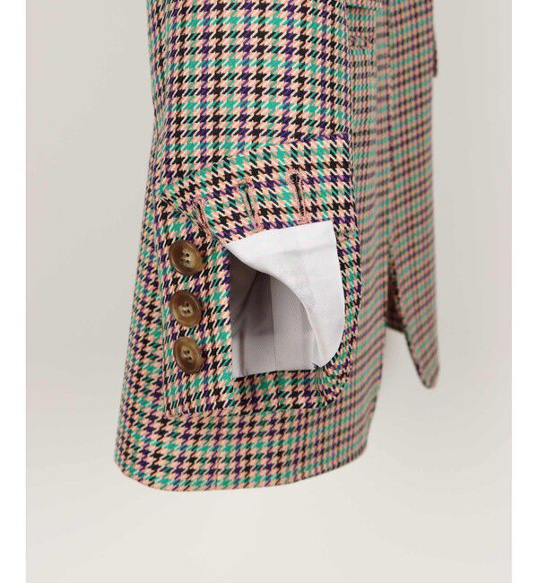 allureville「リオペルチェック1Bテーラードジャケット」|テーラードジャケット|