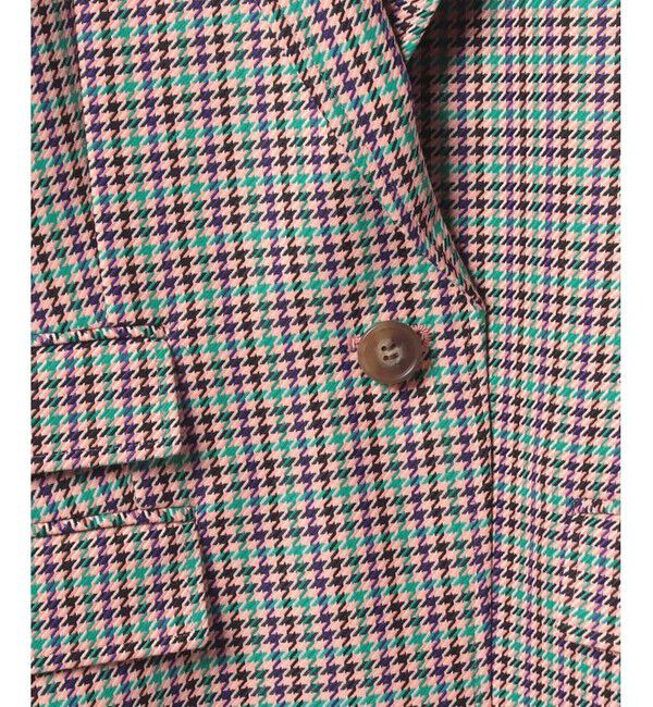 allureville「リオペルチェック1Bテーラードジャケット」|テーラードジャケット|