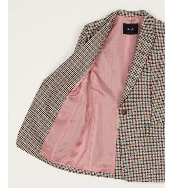 allureville「リオペルチェック1Bテーラードジャケット」|テーラードジャケット|