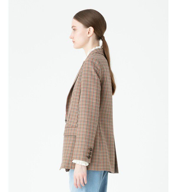 allureville「リオペルチェック1Bテーラードジャケット」|テーラードジャケット|