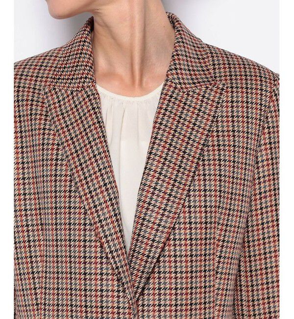 allureville「リオペルチェック1Bテーラードジャケット」|テーラードジャケット|