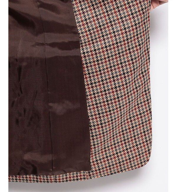 allureville「リオペルチェック1Bテーラードジャケット」|テーラードジャケット|