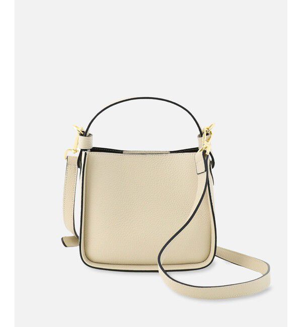 allureville「◇スクエアハンドルバッグ」|ショルダー・メッセンジャー|オフホワイト