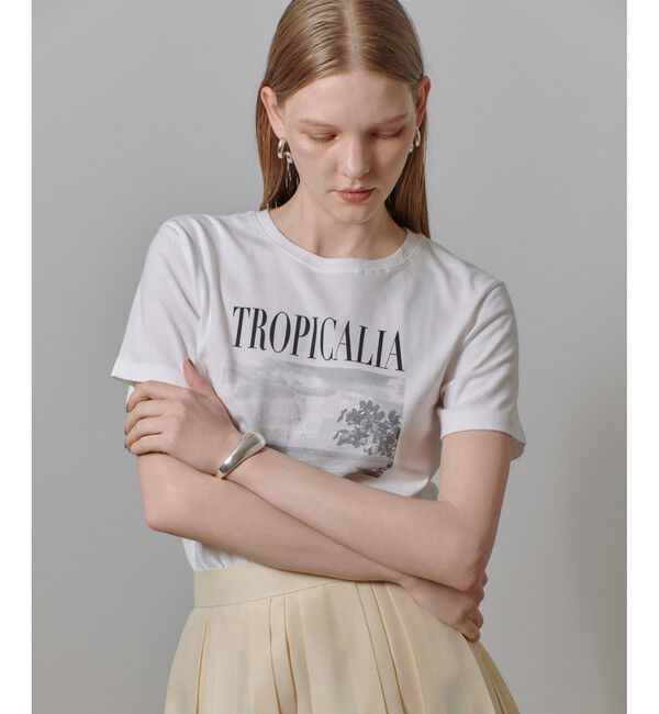 allureville「モノトーンフォトグラフT」|Tシャツ・カットソー|