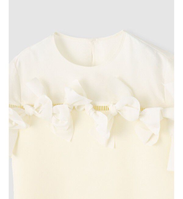 LOULOU WILLOUGHBY「【LOULOU WILLOUGHBY】ポイントリボンプルオーバー」|Tシャツ・カットソー|