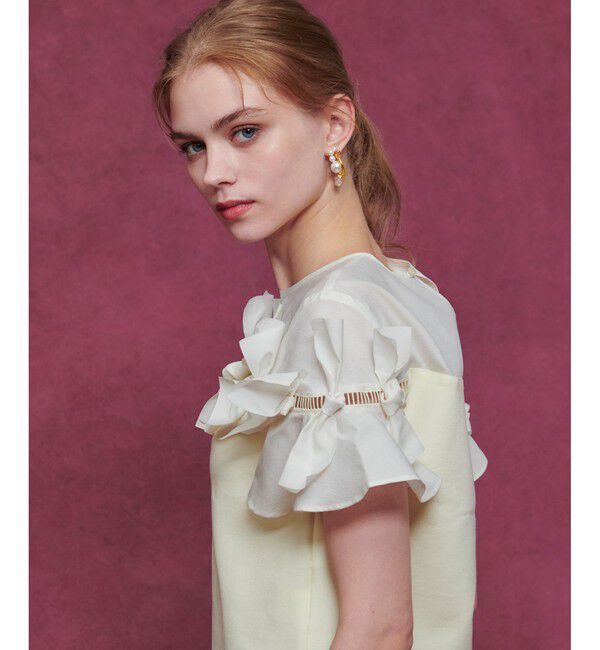 LOULOU WILLOUGHBY「【LOULOU WILLOUGHBY】ポイントリボンプルオーバー」|Tシャツ・カットソー|