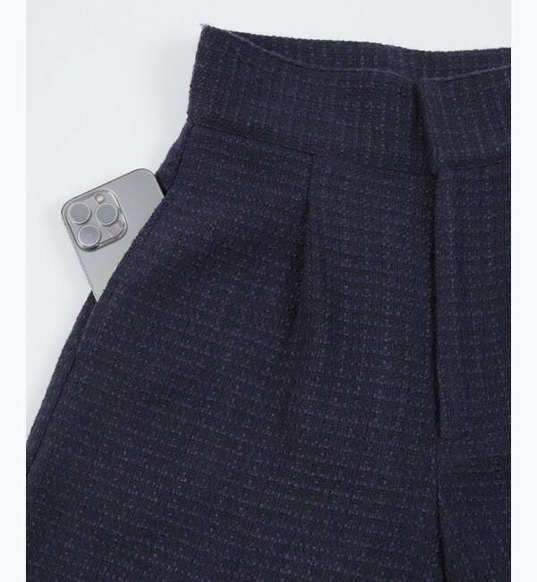 ur's「ツイードハイウエストハーフパンツ」|その他|