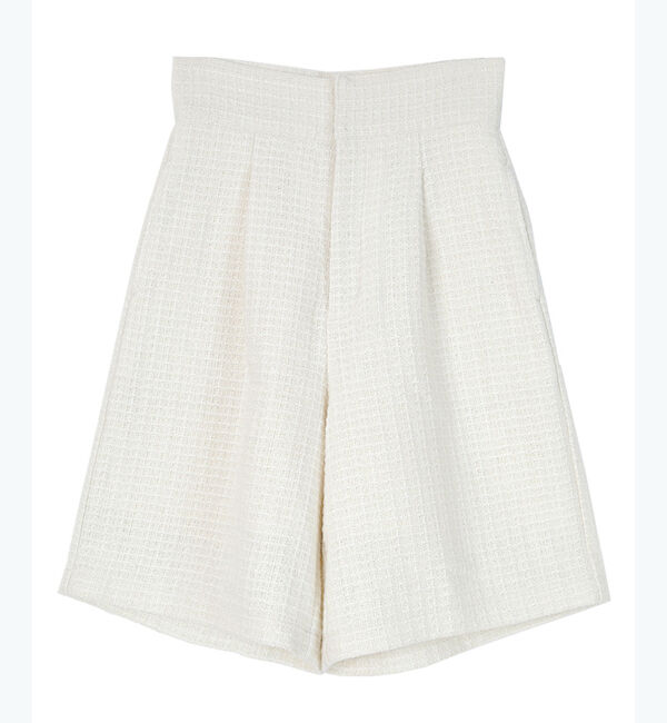 ur's「ツイードハイウエストハーフパンツ」|その他|