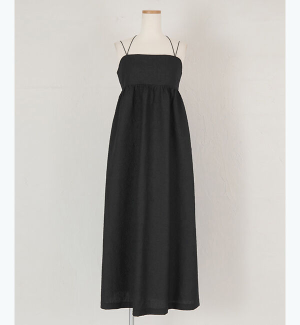 ur's「【春名亜美さんコラボアイテム】ふくれジャガードホルターキャミワンピース」|ワンピース|