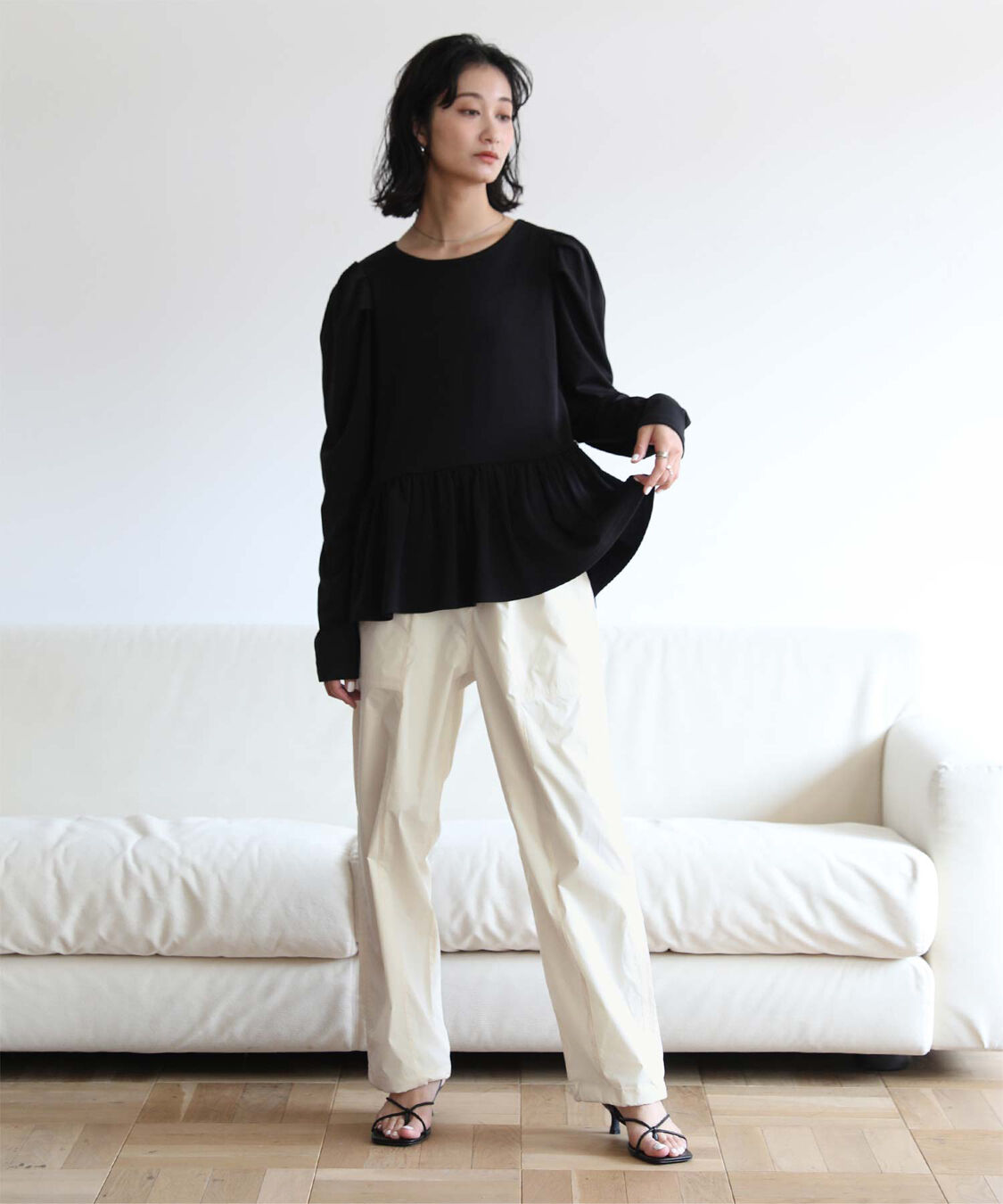 ur's「ドロストジョガーパンツ/ラッシュガード」|スラックス|