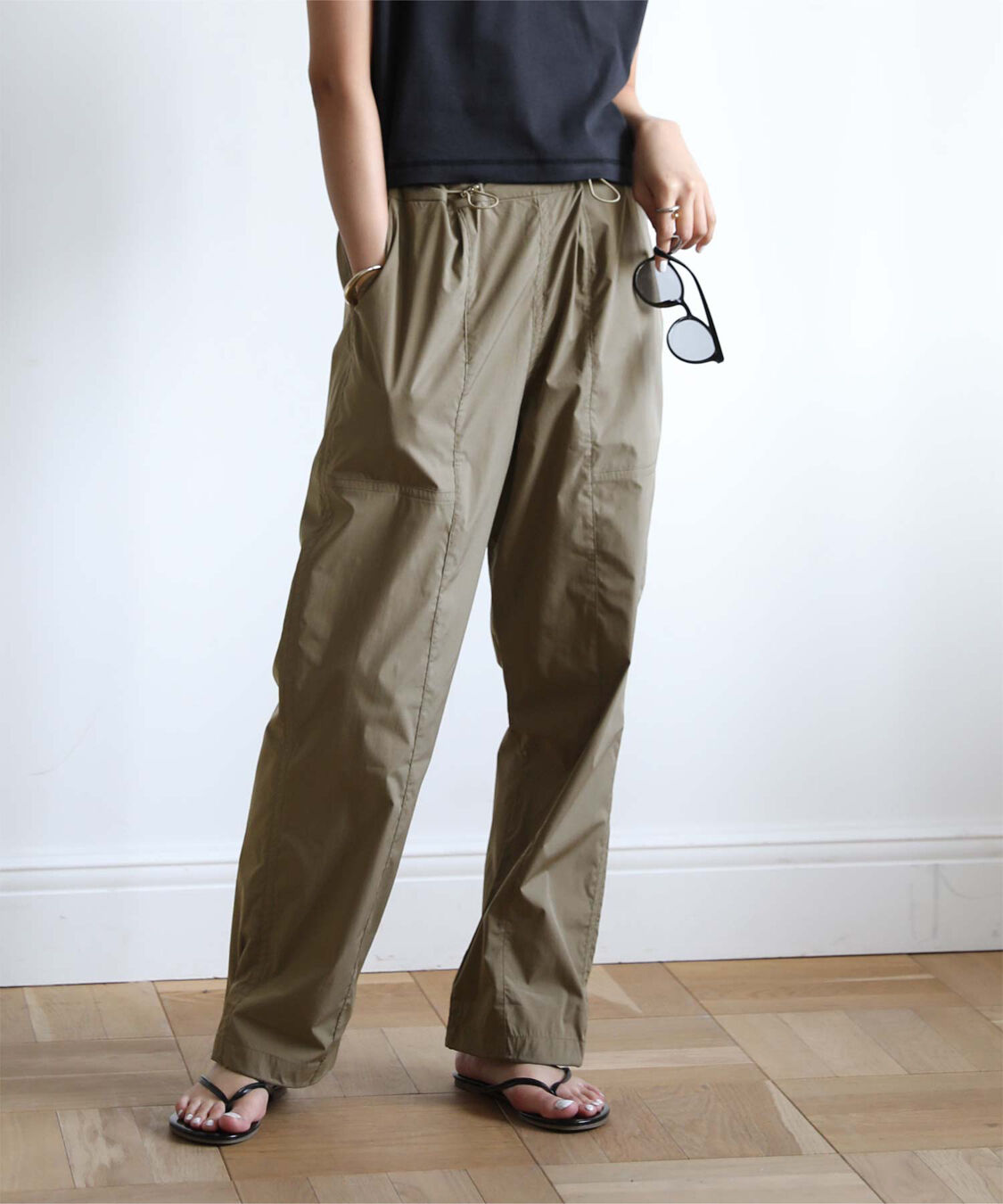 ur's「ドロストジョガーパンツ/ラッシュガード」|スラックス|