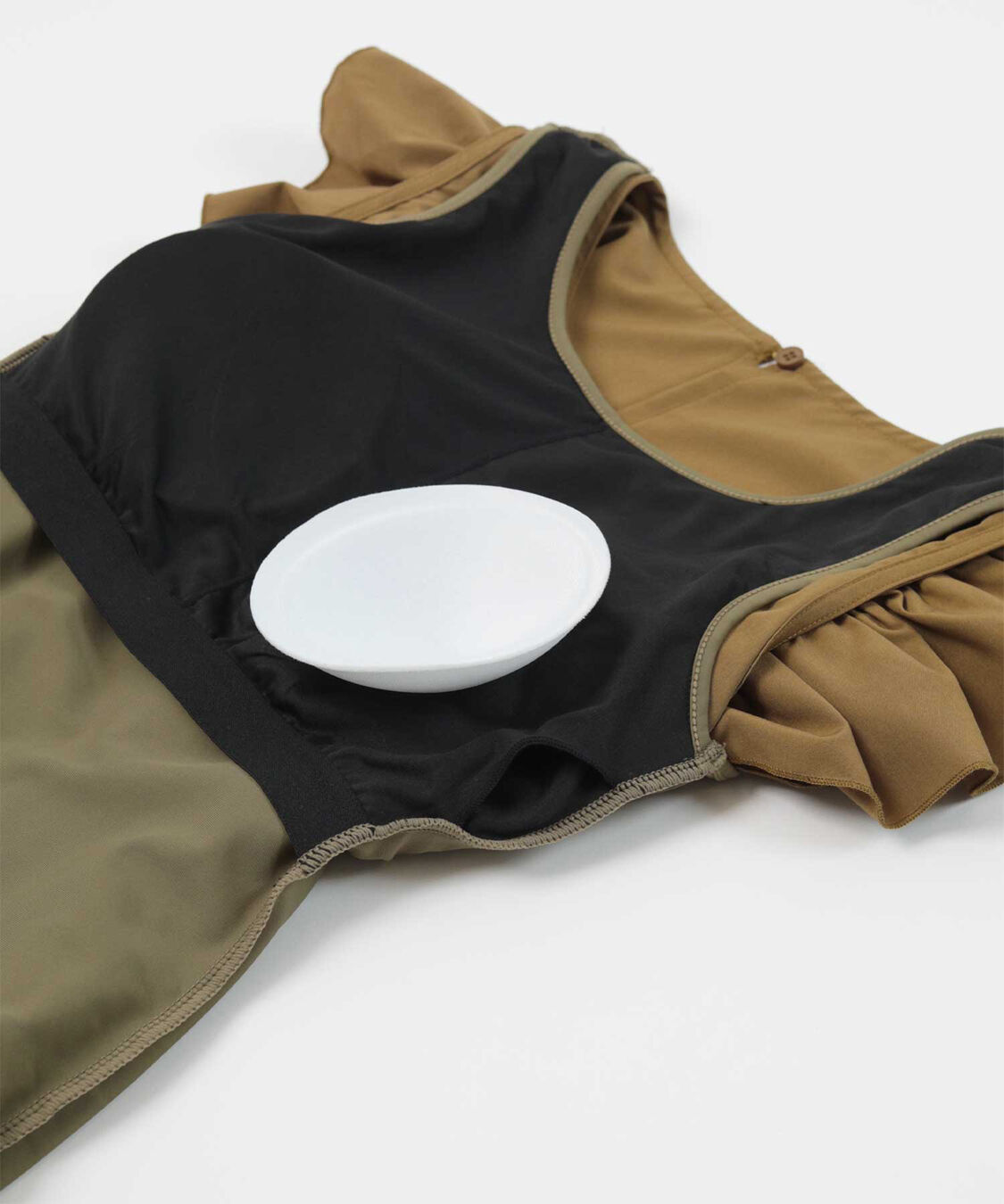 SEA DRESS「ショルダーフリルオールインワン/ワンピース水着」|コンビネゾン|