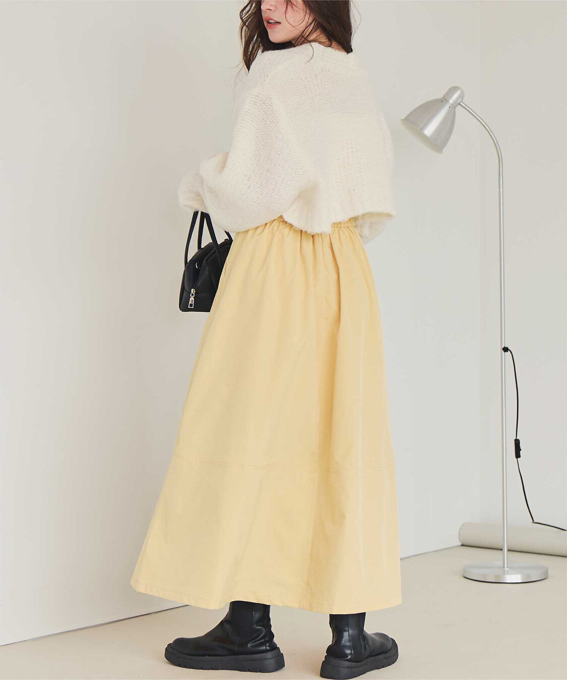 titivate「クロップド起毛ニットカーディガン」|ニット・セーター|