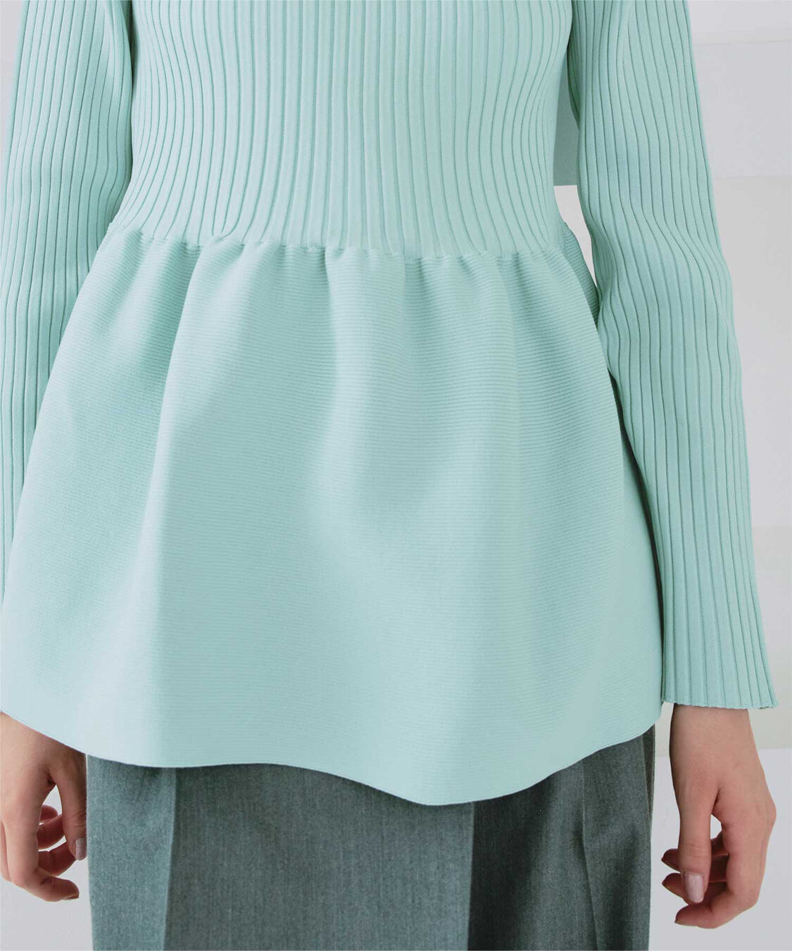 titivate「前後2wayペプラムニットトップス」|ニット・セーター|