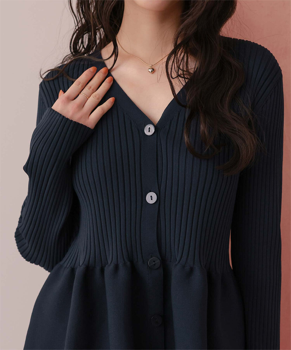 titivate「前後2wayペプラムニットトップス」|ニット・セーター|