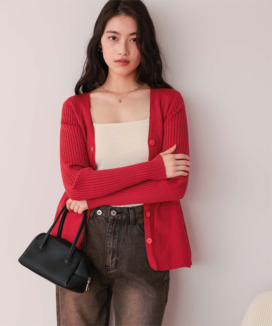 titivate「前後2wayペプラムニットトップス」|ニット・セーター|