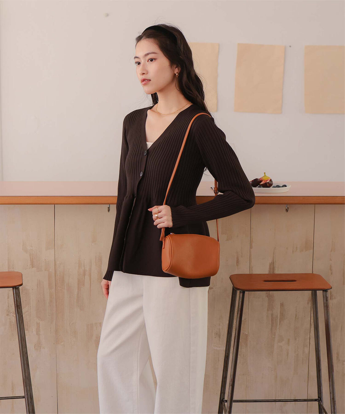 titivate「前後2wayペプラムニットトップス」|ニット・セーター|