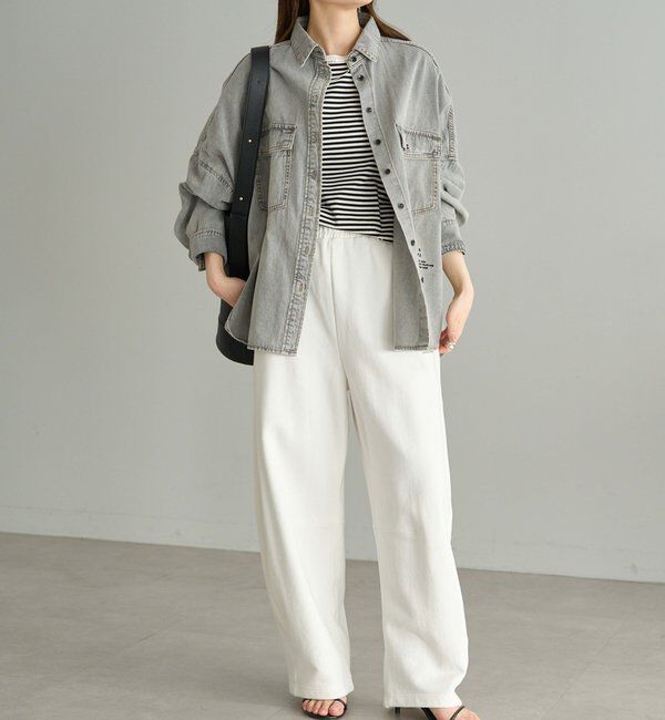  「ヴィンテージライクデニムシャツ」|シャツ・ブラウス|