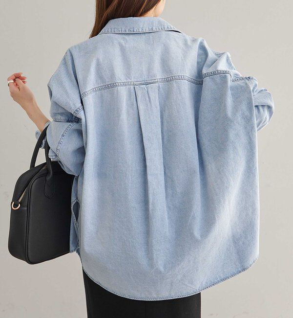  「ヴィンテージライクデニムシャツ」|シャツ・ブラウス|