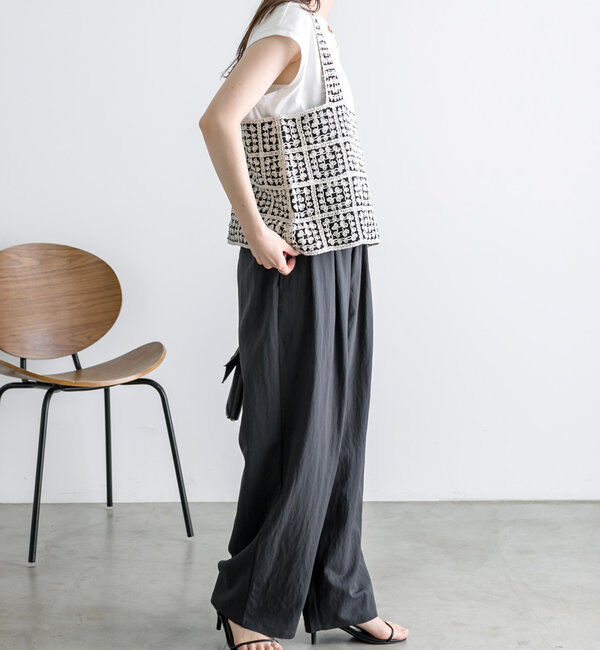  「【リバイバル】レーヨンナイロンウエストゴムイージーパンツ」|その他|