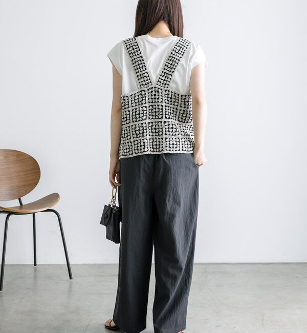  「【リバイバル】レーヨンナイロンウエストゴムイージーパンツ」|その他|