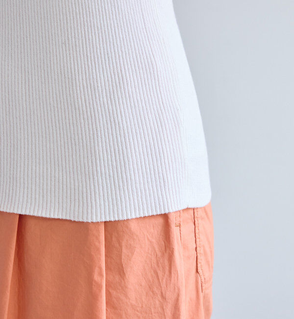  「《新色登場！/リバイバル》【Du noir】リネンタッチスクエアタンク」|ニット・セーター|