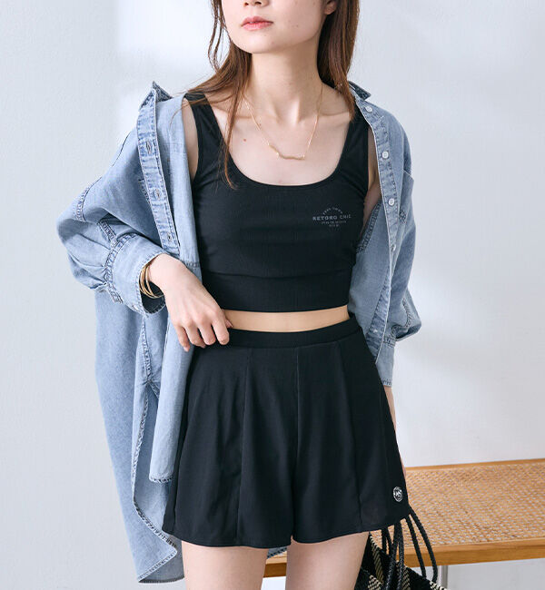  「【WEB限定/セットアップ】ビスチェトップスイムウェア」|ビキニ|