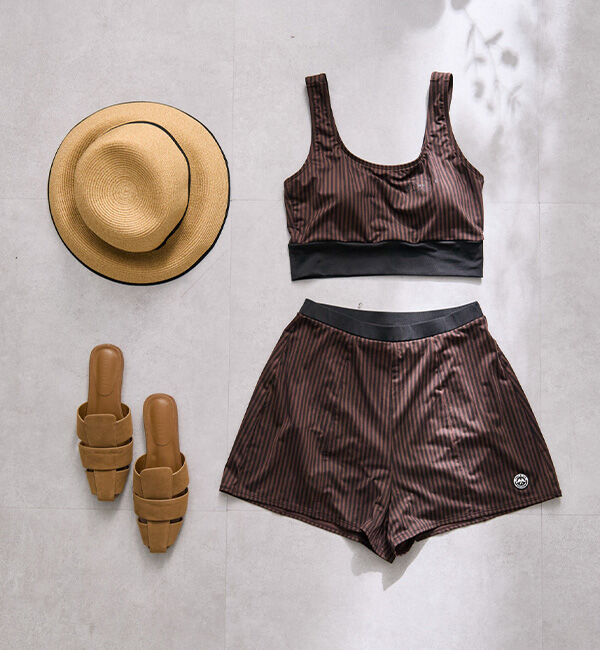  「【WEB限定/セットアップ】ビスチェトップスイムウェア」|ビキニ|