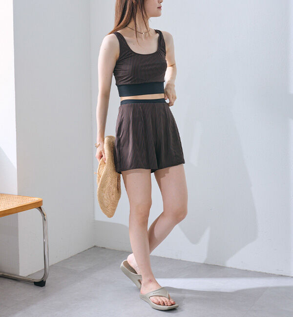  「【WEB限定/セットアップ】ビスチェトップスイムウェア」|ビキニ|