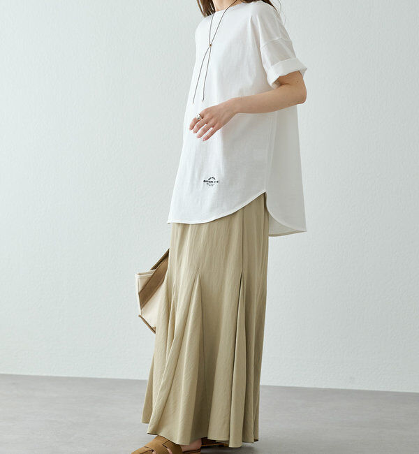  「【汗シミ防止】ワンポイントロゴTシャツ」|Tシャツ・カットソー|