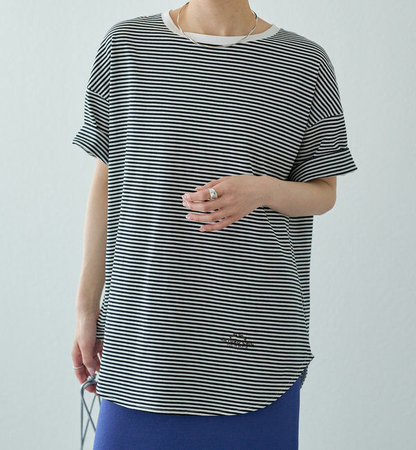  「【汗シミ防止】ワンポイントロゴTシャツ」|Tシャツ・カットソー|