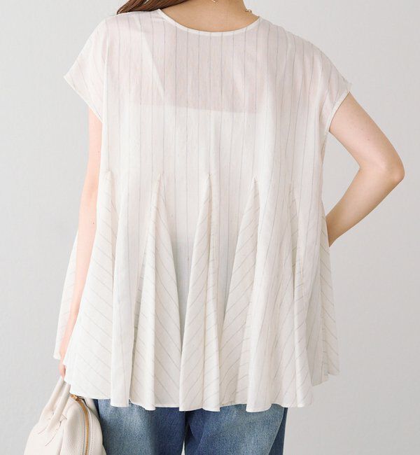  「マチ付きペプラム2WAYブラウス」|プルオーバー|