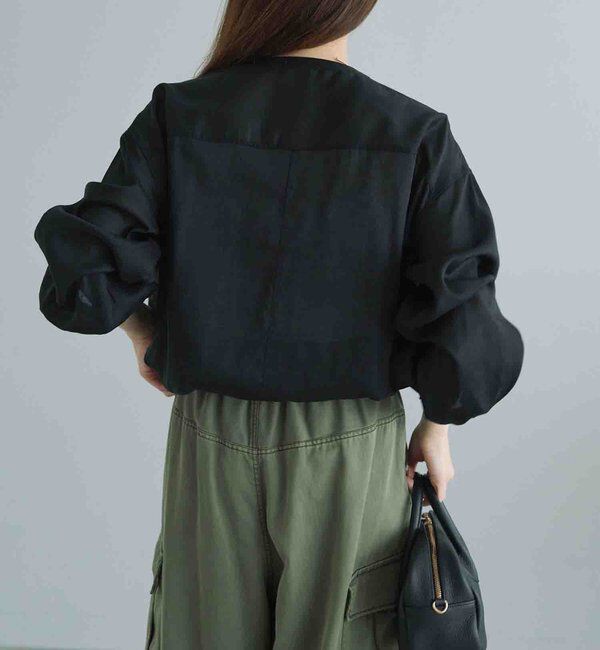  「ヨークデザインシアーブラウス」|シャツ・ブラウス|