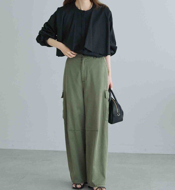  「ヨークデザインシアーブラウス」|シャツ・ブラウス|