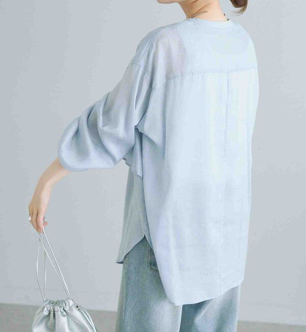  「ヨークデザインシアーブラウス」|シャツ・ブラウス|