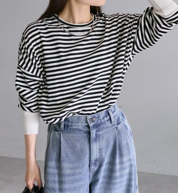  「【追加生産決定！】万能レイヤードカットソー」|プルオーバー|