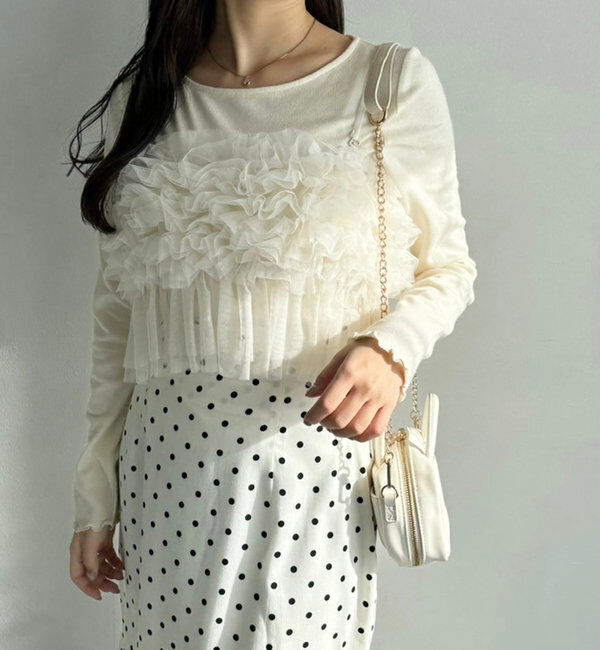  「【2点セット】チュールビスチェセットトップス」|プルオーバー|