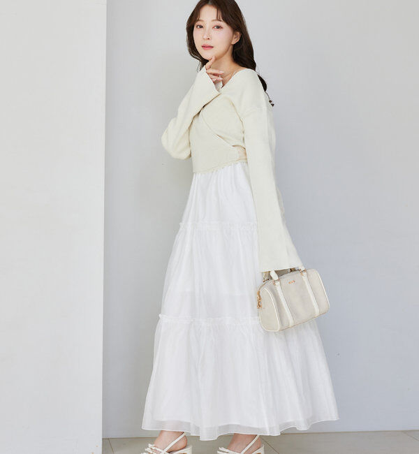  「リボン付きポインテッドストラップシューズ」|その他|