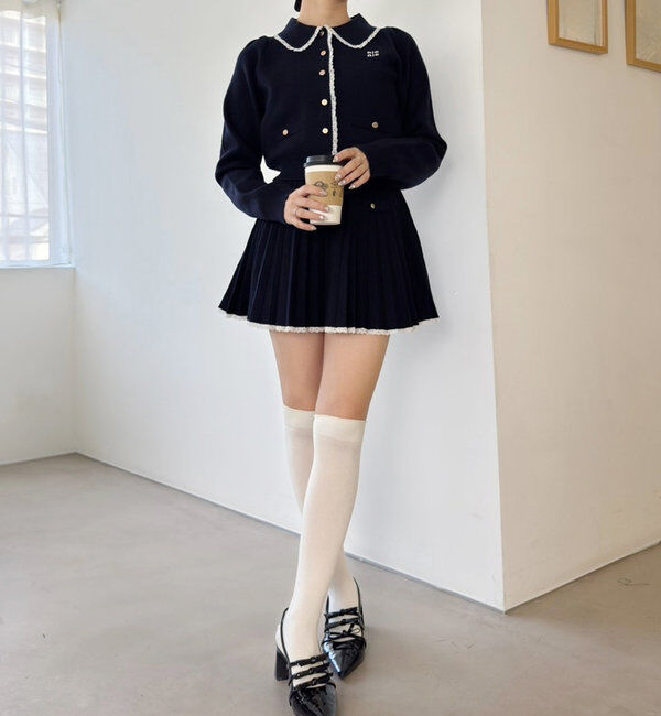  「リボン付きポインテッドストラップシューズ」|その他|