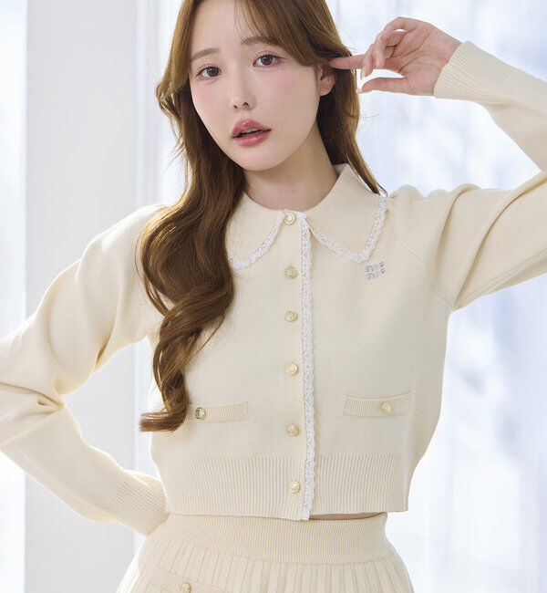  「ロゴ入りニットセットアップ」|ワンピース|