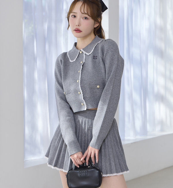  「ロゴ入りニットセットアップ」|ワンピース|