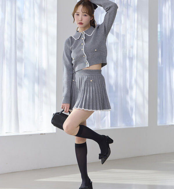  「ロゴ入りニットセットアップ」|ワンピース|