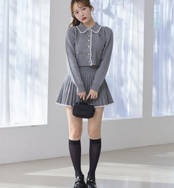  「ロゴ入りニットセットアップ」|ワンピース|