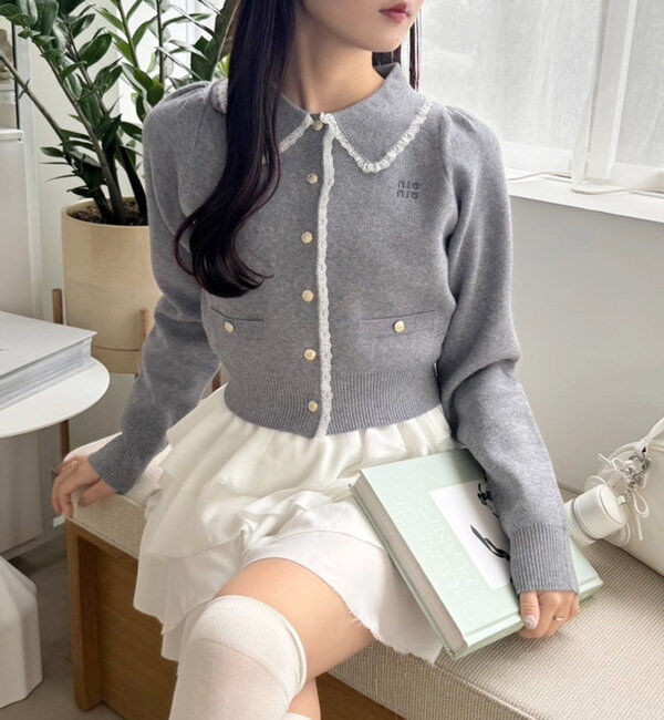  「ロゴ入りニットセットアップ」|ワンピース|