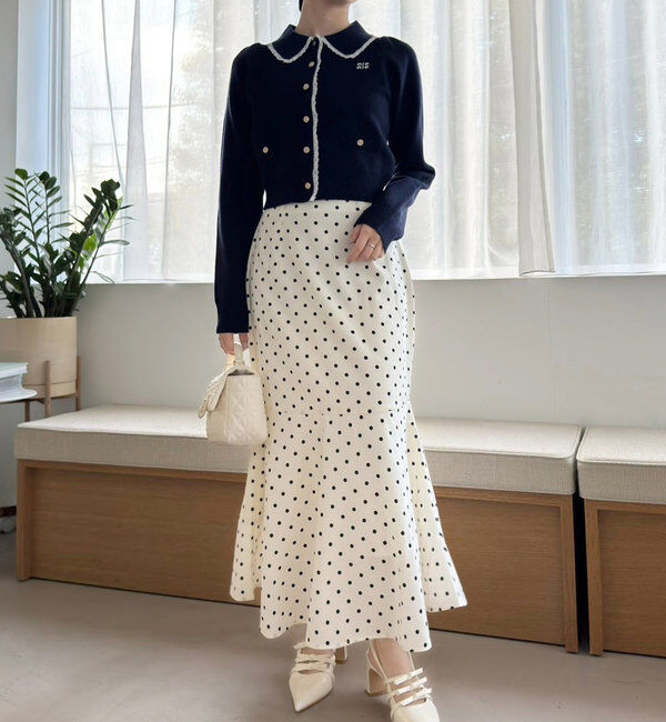  「ロゴ入りニットセットアップ」|ワンピース|