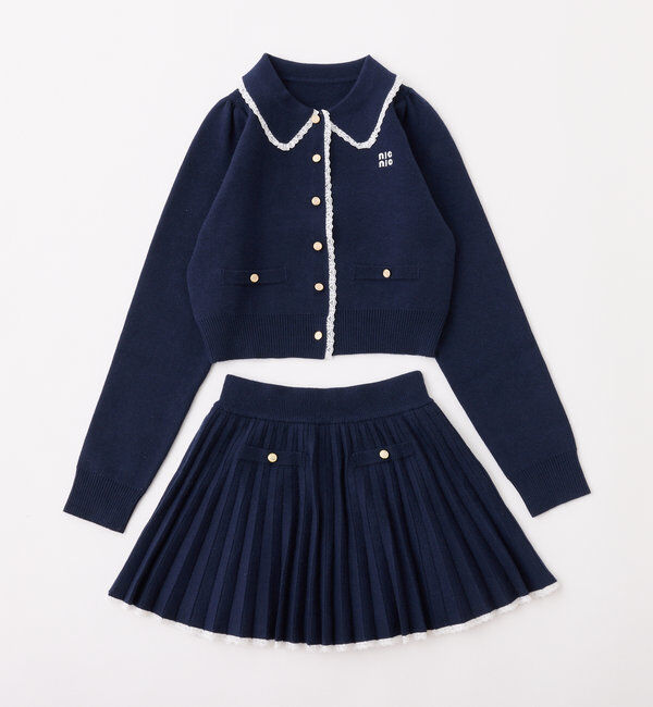  「ロゴ入りニットセットアップ」|ワンピース|