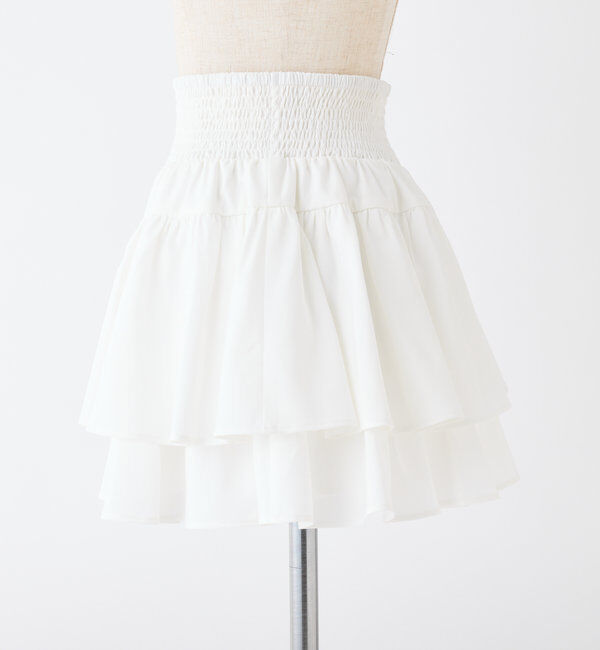  「ティアードミニスカート」|スカート|